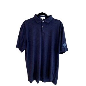 Peter Millar Geneva National Golf Club Blue Short Sleeve Polo